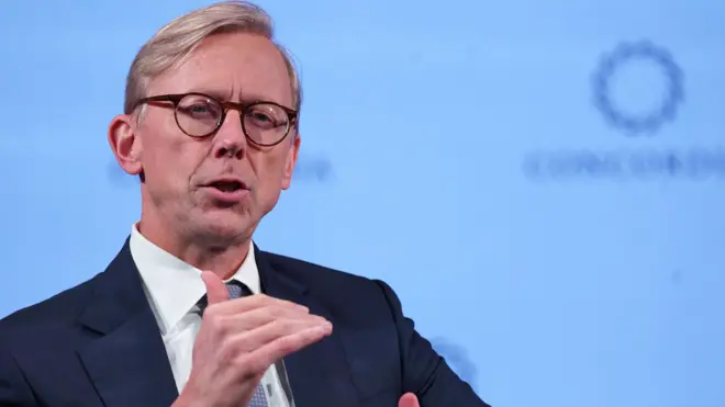 برایان هوک مسئول سابق میز ایران در دولت اول دونالد ترامپ