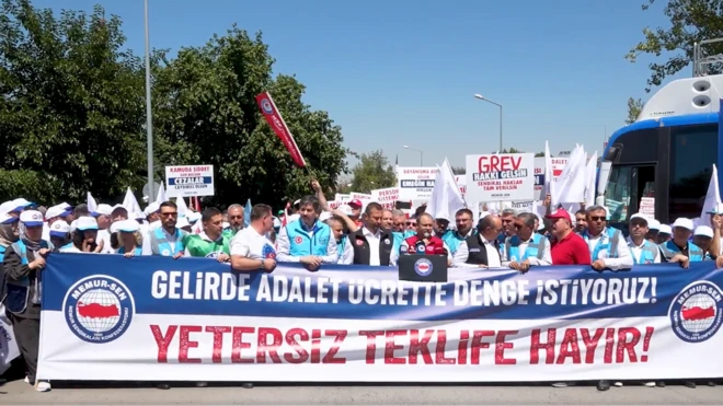 Memurların Ankara'daki eylemi
