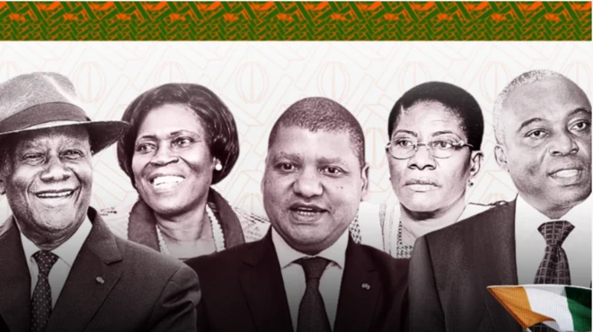 Àwòrán àwọn olùdíje sípò ààrẹ ní Ivory Coast