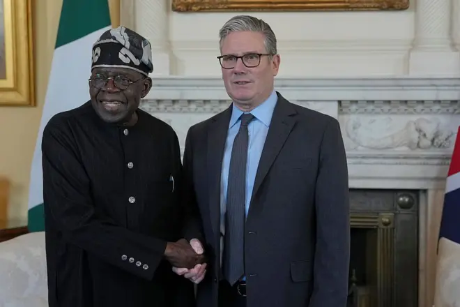 President Bola Tinubu and Keir Starmer
