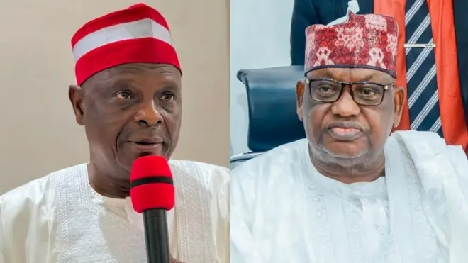 Sanata Kwankwaso da Sanata Hanga