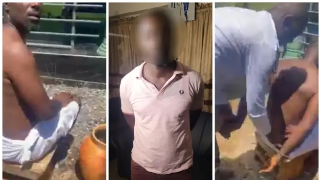 One man wey allegedly wan use im child for money ritual