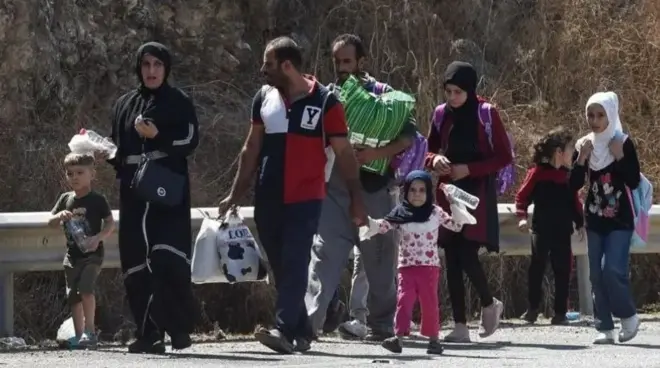 بې‌ځایه شوي لبنانیان