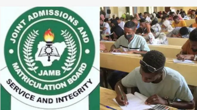 Ami idanimọ ajọ JAMB ati awon akẹkọọ to n ṣe idanwo lọwọ ni yara ikawe