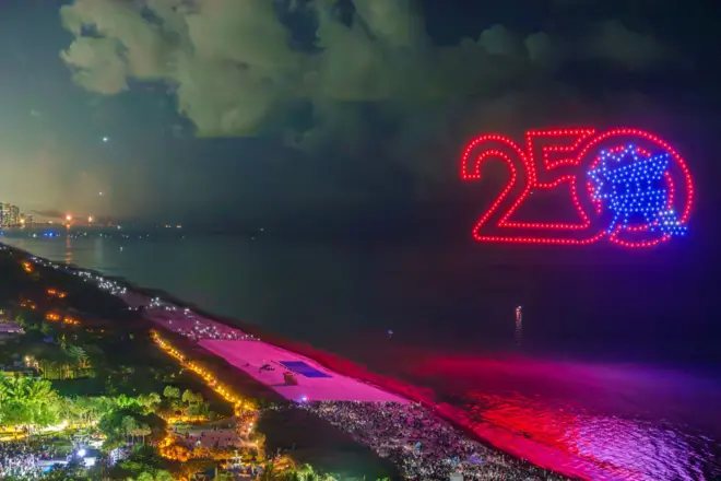 Pháo hoa Quốc khánh Mỹ 2026