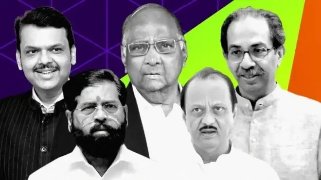 महाराष्ट्रातील प्रमुख राजकीय नेते.