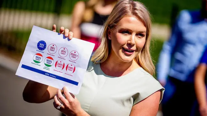 La portavoz de la Casa Blanca, Karoline Leavitt