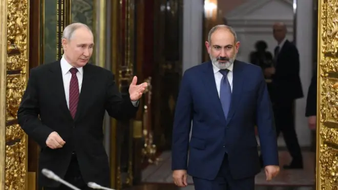 Путин и Пашинян