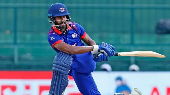 नेपाली क्रिकेट खेलाडी