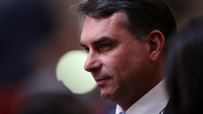 O senador Flávio Bolsonaro