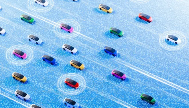 Connected cars in a matrix, Getty Images representational Photo