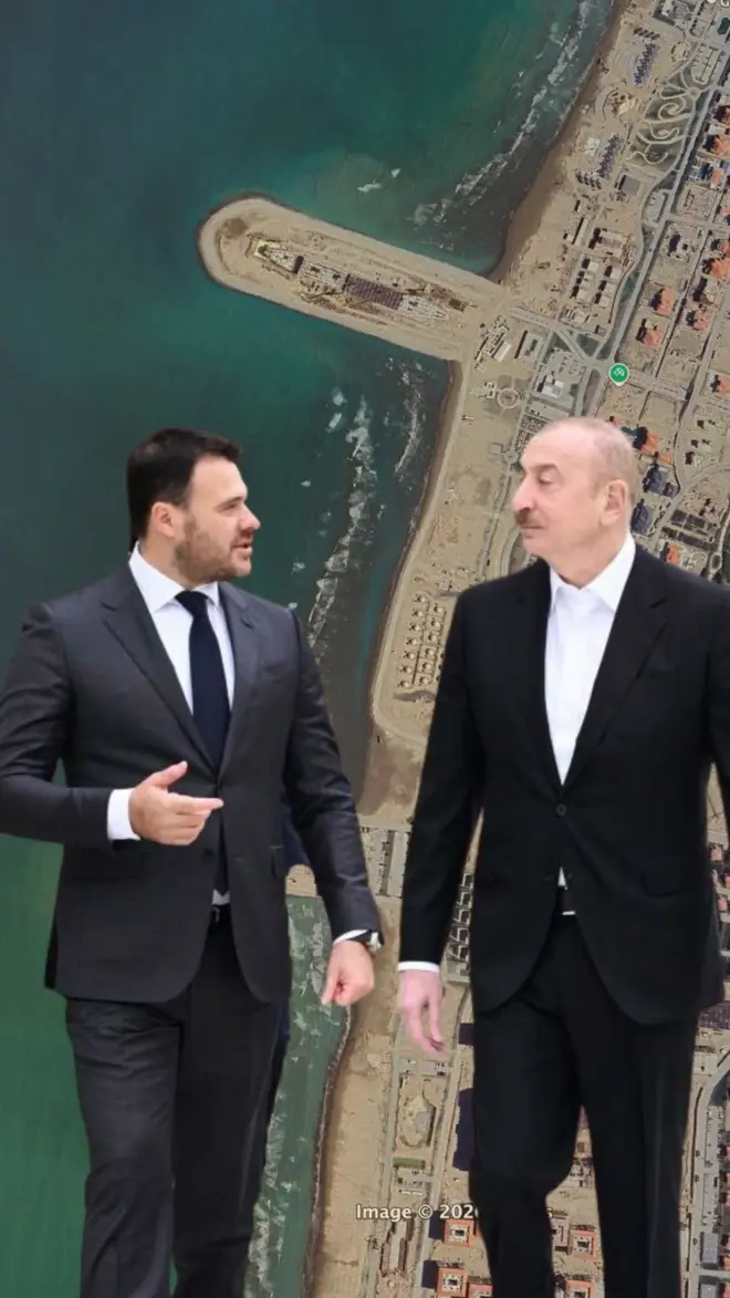 İlham Əliyev və keçmiş kürəkəni Emin Ağalarov