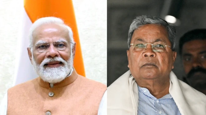 नरेंद्र मोदी और सिद्धारमैया