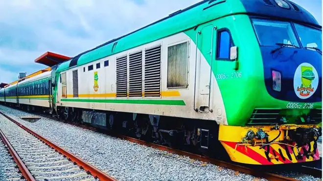 Aworan ọkọ reluwe kan