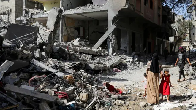 Последствия ударов в Газе