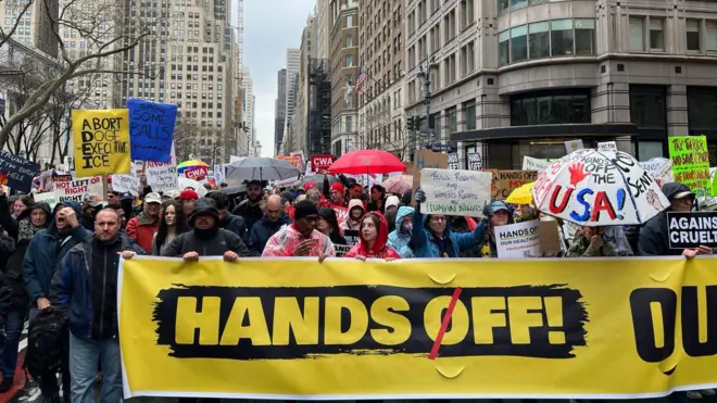 Митинг в США