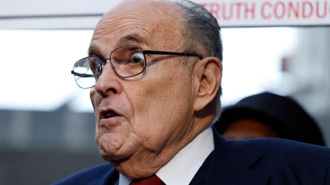 Rudy Giuliani, antiguo colaborador del expresidente Donald Trump