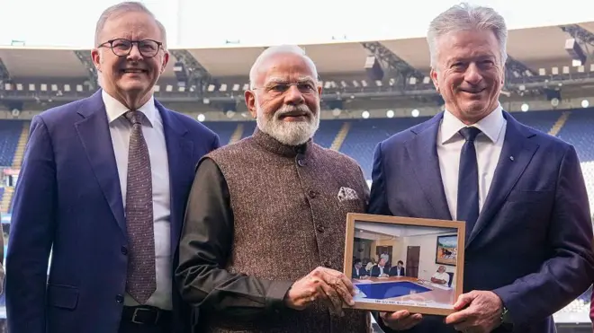 मोदी स्टीव वॉ
