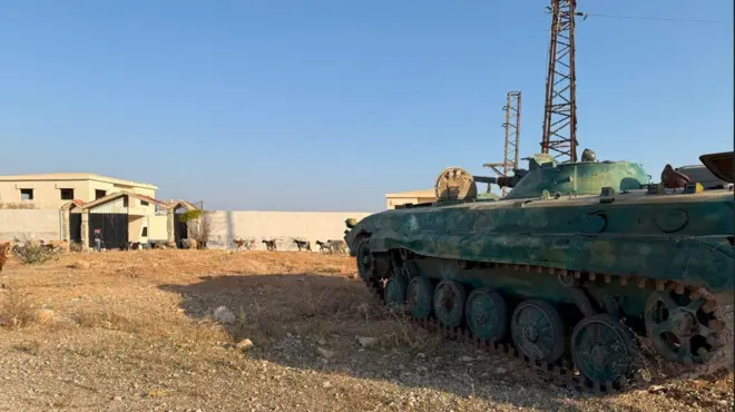 دبابة إسرائيلية في الجولان