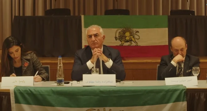 رضا پهلوی در نشست همگرایی مونیخ