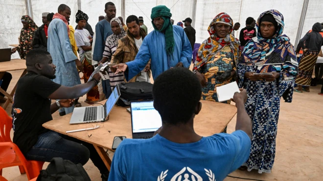 File photo of Ivorian refugees