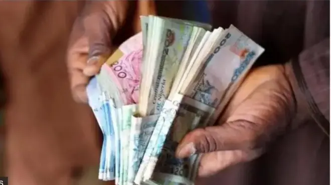 Aworan ọwọ to ko owo orilẹede Naijiria dani