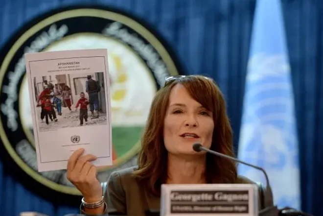 جورجیت ګانیون ویلي افغانستان د ثبات او دوامداره پرمختګ پر لور لاره په یوازې ځان نشي وهلی