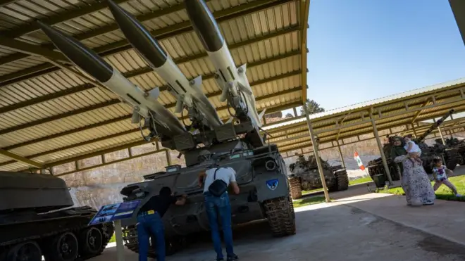 نظام صواريخ أرض-جو من طراز SA-6 التابعة لحزب الله في لبنان