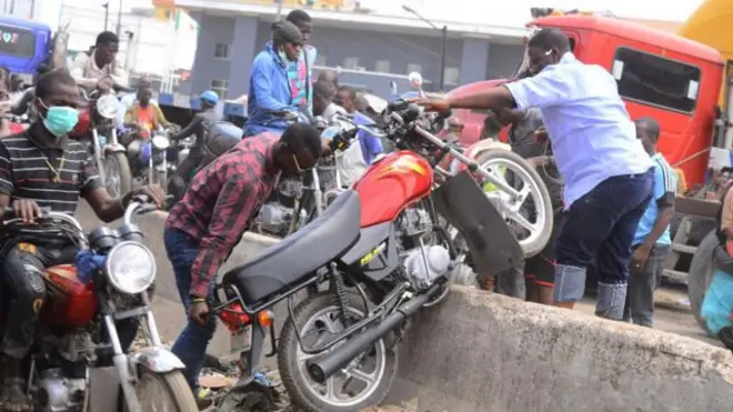 Awọn ọlọkada loju popo