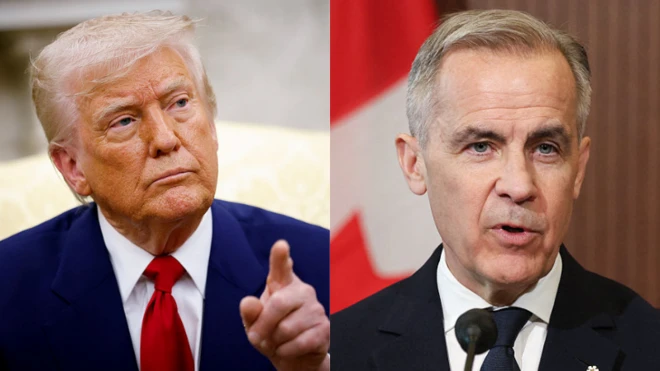 ट्रंप- मार्क कार्नी