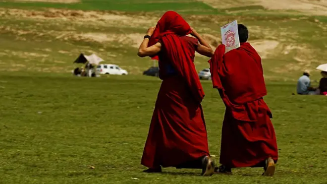 Тибетские монахи