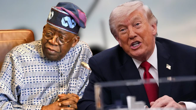 Aarẹ Tinubu ati Trump