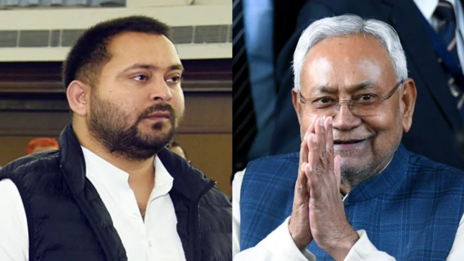 नीतीश कुमार और तेजस्वी यादव