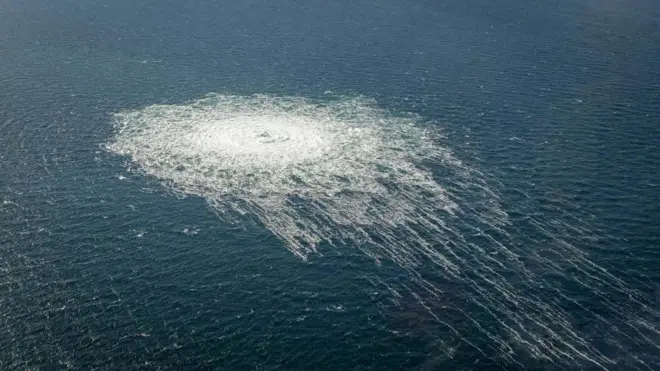 Воронка посреди моря.