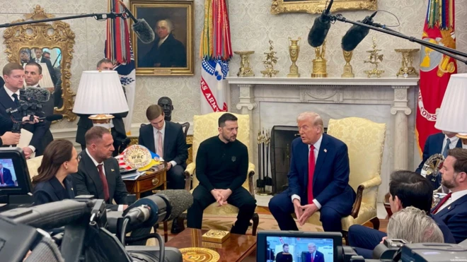 Трамп и Зеленский 