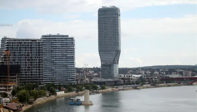 Panorama Beograda bez Starog savskog mosta