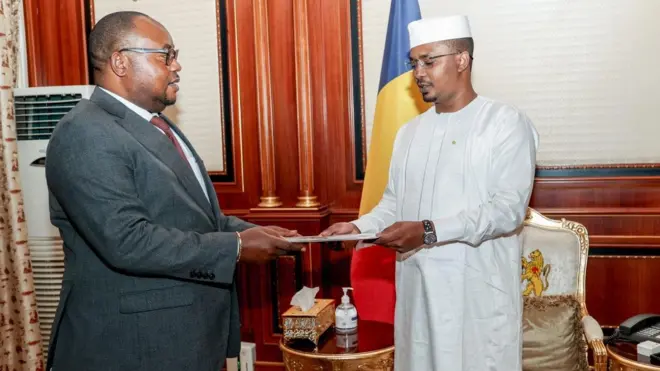 Perezida Mahamat Idriss Deby yakira ubutumwa yohererejwe na mugenzi we Tshisekedi