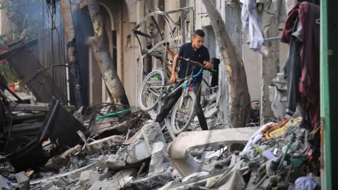 ग़ज़ा का नुसेरात शरणार्थी कैंप