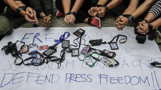 Unjuk rasa jurnalis