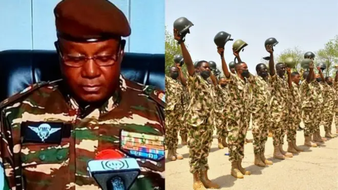 Àwọn ọmọ ogun Nàìjíríà àti Ọ̀gágun Tchiani