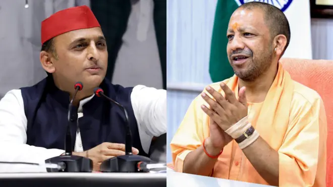 अखिलेश यादव और योगी आदित्यनाथ ने एक-दूसरे पर टिप्पणियां की हैं
