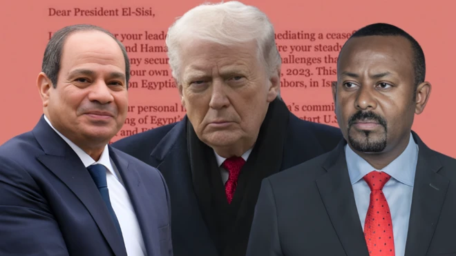 Ministira Muummee Itoophiyaa Abiy Ahimad, Pirezidantii US Donaald Tiraamp fi Pirezidantii Masrii Abdal Fattaah al-Siisii