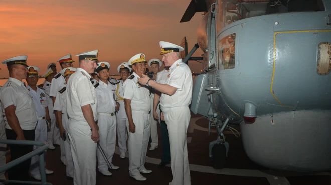 ပထမအကြိမ်မြောက် မြန်မာ-ရုရှား ရေကြောင်း လုံခြုံရေး လေ့ကျင့်မှုမြင့်ကွင်း