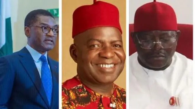 Frank Nweke II, Alex Otti na Obinna Ogba