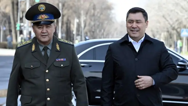  Садыр Жапаров менен Камчыбек Ташиев