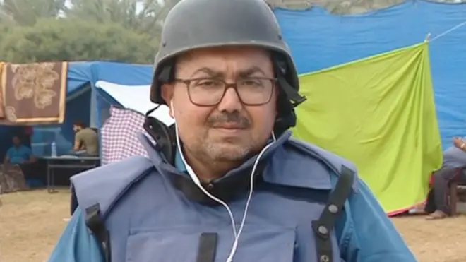 مراسل بي بي سي في غزة عدنان البرش