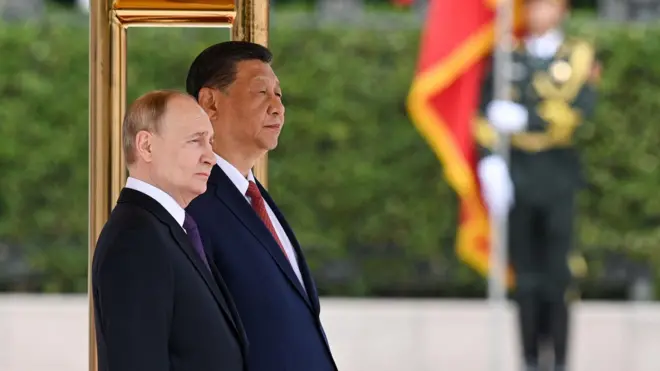 الرئيس الروسي والرئيس الصيني