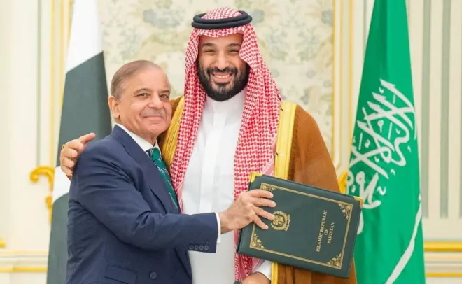 شهباز شریف او محمد بن سلمان