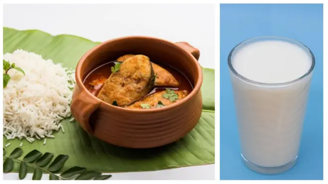 చేపలు, పాలు