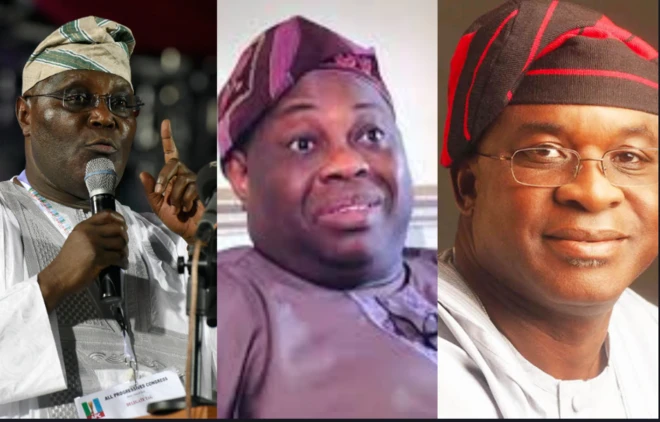 Atiku Abubakar, Dele Momodu, David Mark